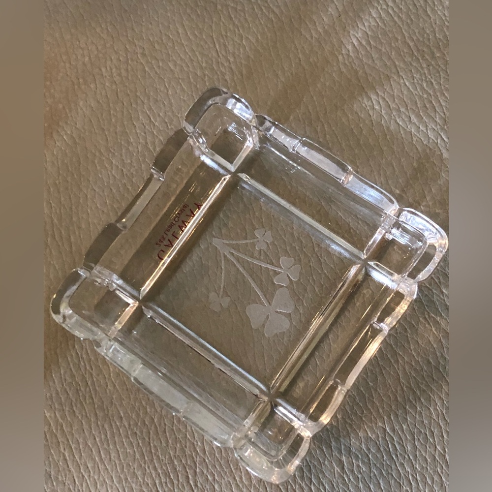 Galway Crystal Shamrock Square trinket box 24% lead crystal - Picture 6 of 15